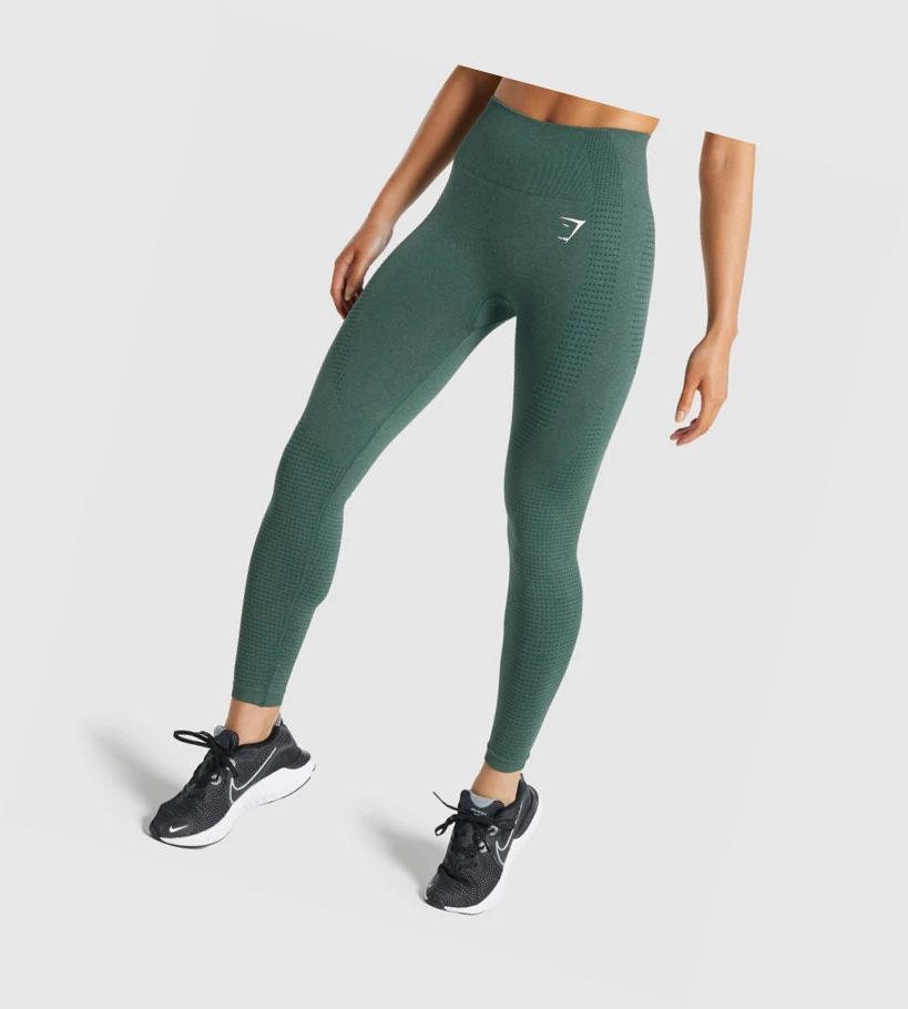 Leggings (grønn) til dame, Kjøp online